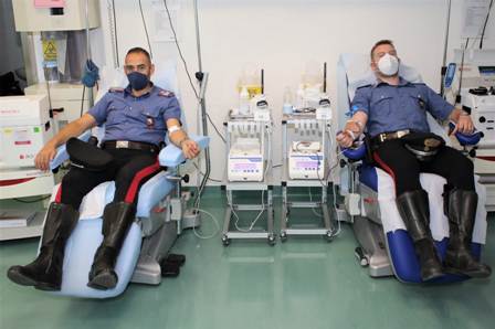 Carabinieri donazione sangue 1