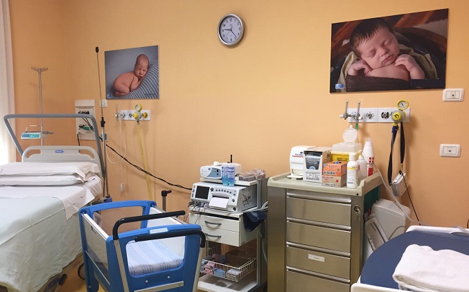 Foto stanza ostetricia Ospedale di Pescia